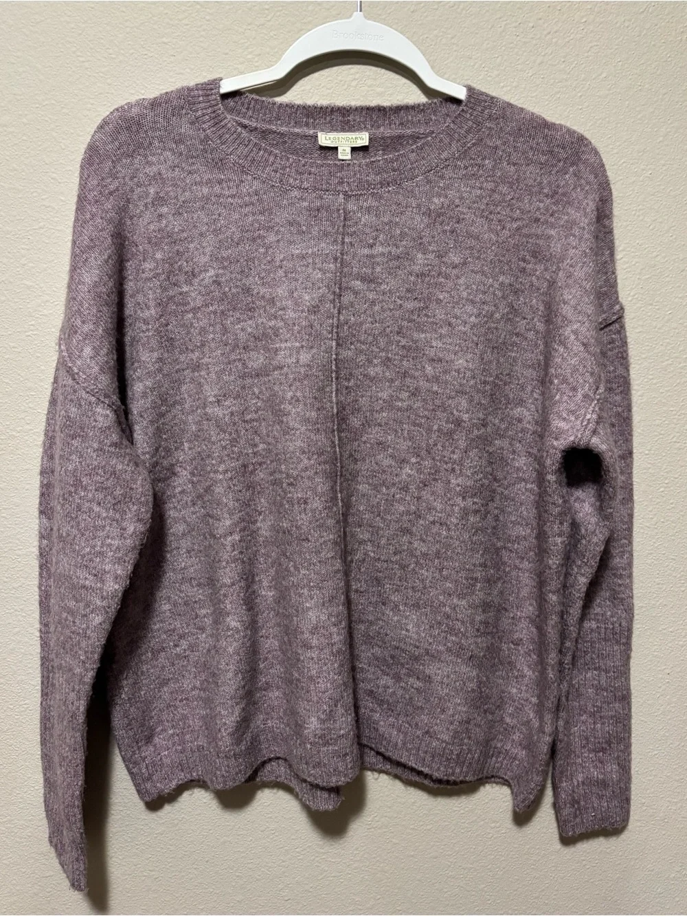 Legendary Outfitters Lavender Crewneck Sweater, Size Medium